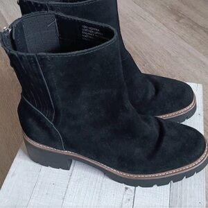 Dolce Vita Black Suede Ankle Boots